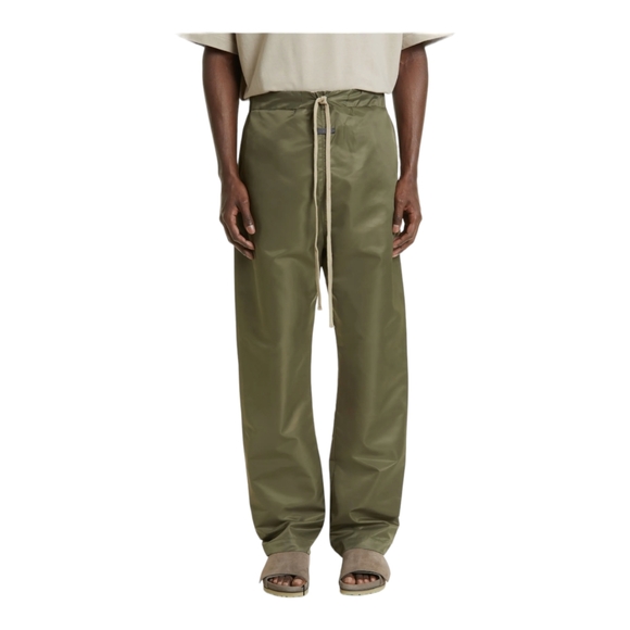 $895 Fear of God Eternal Collection Nylon Twill Pants Olive | US Size Medium NWT - Picture 2 of 6